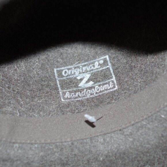 Zapf Taupe Brown original gasteiner hut  handgeformal  Austrian hat Small